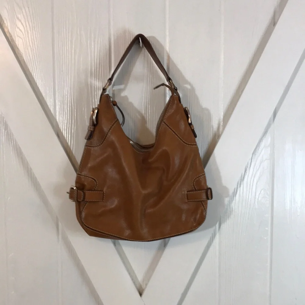 Michael Kors Vintage Leather Hobo Bag